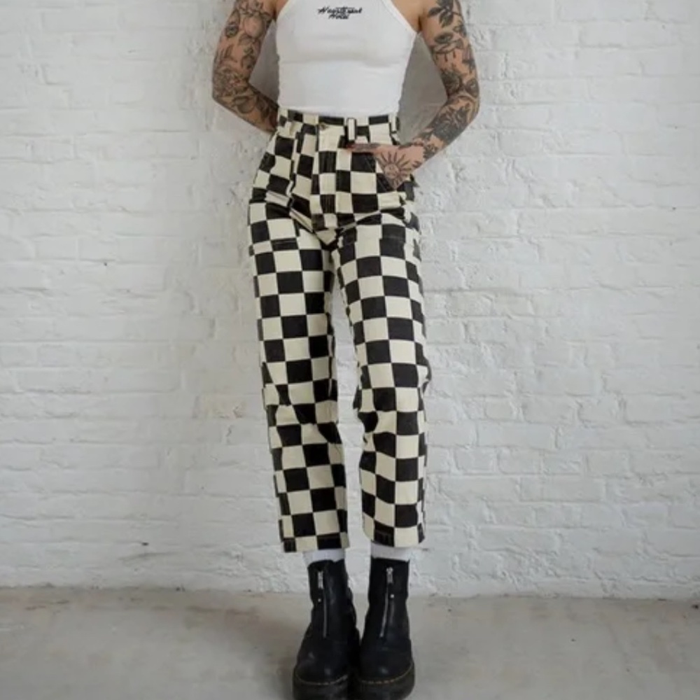 P&Co Checkerboard Fatigue Pants - Sold Out on website